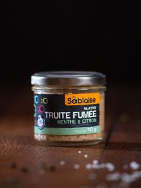 Rillettes truite fumée menthe & citron