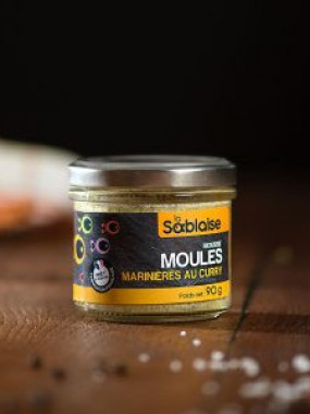 Mousse de Moules marinières au curry